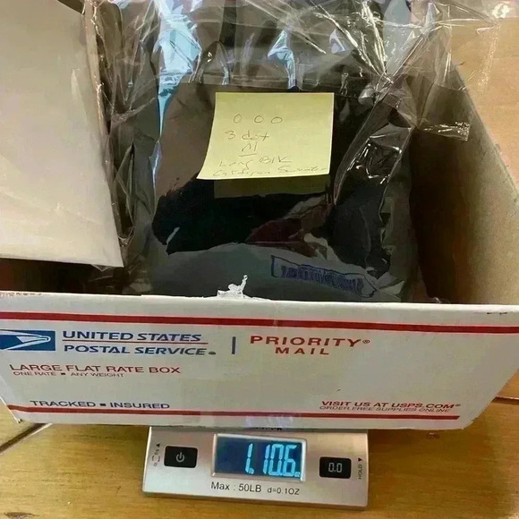 3 Dots Womens Long Black Cardigan buttons acrylic poly mohair wool blend  M - Picture 13 of 14